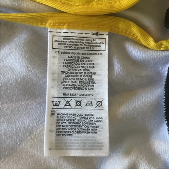 Adidas X Farm Rio Limited Edition Track Jacket Blue And Yellow Size XS - Picture 4 of 9